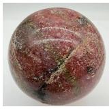 Pink Natural Stone Sphere - Polished Gem Ball