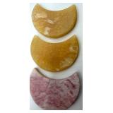 Crescent Moon & Star Stone Decor Set with Marble Bowl - 5-Piece