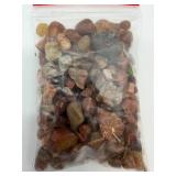 Banded Stone Cylinder Cup & Ammonite Fossils Polished Stone Collection