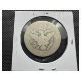 1893 Silver Barber Half Dollar