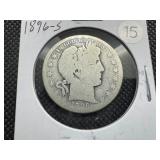 Key Date 1896-S Silver Barber Half Dollar - Greysheet Wholesale Value for a G4 is $120