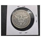 1898 Silver Barber Half Dollar - Greysheet Wholesale Value for a XF40 is $165