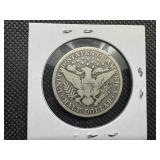 Better Date 1898-O Silver Barber Half Dollar