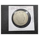 1899-S Barber Half Dollar