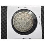 1901 Silver Barber Half Dollar