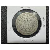 1902-S Silver Barber Half Dollar