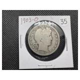 1903-O Silver Barber Half Dollar