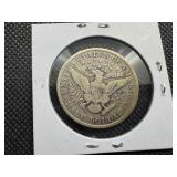 1905 Silver Barber Half Dollar