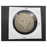 1908-D Silver Barber Half Dollar