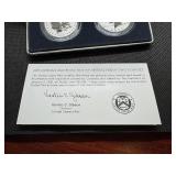 2025 Reverse Proof Morgan and Peace Silver Dollars - Two Coin Set - Spectacular Coins!