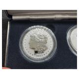 2025 Reverse Proof Morgan and Peace Silver Dollars - Two Coin Set - Spectacular Coins!