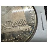 1987-S Proof Constitution Commemorative Silver Dollar