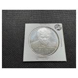 BU One Ounce .999 Silver Donald J. Trump "Never Surrender" Round