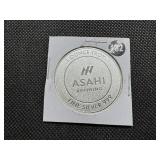 BU One Ounce .999 Silver Asahi Refining Round