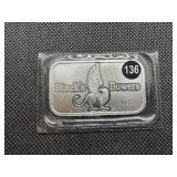 2023 One Ounce .999 Silver Stacks & Bowers Bar