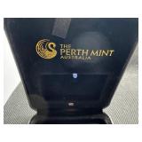 2014 BU Proof Australian 1 Oz. Silver Masked Owl Opal Coin - No 3824 of 8000 minted with COA in Lighted Mint Package