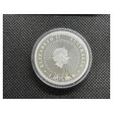 2014 BU Proof Australian 1 Oz. Silver Masked Owl Opal Coin - No 3824 of 8000 minted with COA in Lighted Mint Package