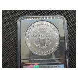 2019 First Releases 1  Oz. Silver American Eagle NGC MS70  - Perfect Graded Coin! - NGC Price Guide $130