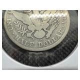 1908-O Silver Barber Half Dollar