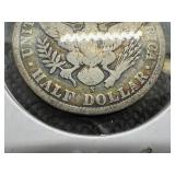 1908-S Silver Barber Half Dollar