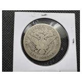 1910 Silver Barber Half Dollar