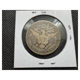 Semi-Key Date 1914 Barber Half Dollar - Greysheet Wholesale Value for a VG8 is $136