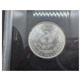 GSA Uncirculated 1882 Carson City Morgan Dollar NGC MS62 with Original Box and COA