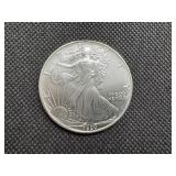 1990 1  Oz. Silver American Eagle from US Mint Tube