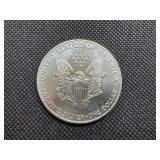 1990 1  Oz. Silver American Eagle from US Mint Tube