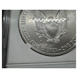 2017-W Burnished 1  Oz. Silver American Eagle NGC MS70  - Perfect Graded Coin! - NGC Price Guide $130