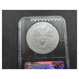 2017 First Releases 1  Oz. Silver American Eagle NGC MS70  - Perfect Graded Coin!