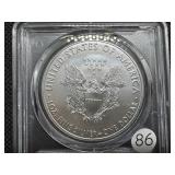 2021 Type 1 1 Oz.  Silver American Eagle PCGS Gem Uncirculated Coin