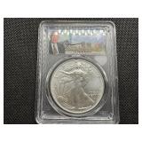 2020 1 Oz.  Silver American Eagle PCGS Gem Uncirculated Coin