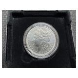 2021-O Uncirculated Morgan Silver Dollar in Original Mint Box with COA - Greysheet Wholesale Price - $132.00