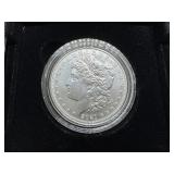 2021-D Uncirculated Morgan Silver Dollar in Original Mint Box with COA - Greysheet Wholesale Price - $132.00