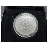 2021-S Uncirculated Morgan Silver Dollar in Original Mint Box with COA - Greysheet Wholesale Price - $132.00