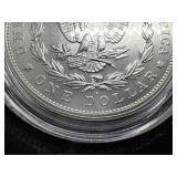 2021-S Uncirculated Morgan Silver Dollar in Original Mint Box with COA - Greysheet Wholesale Price - $132.00