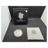 2023-P Uncirculated Morgan Silver Dollar in Original Mint Box with COA - Greysheet Wholesale Price - $117.00