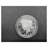 2023-S Proof Peace Silver Dollar in Original Mint Box with COA - Greysheet Wholesale Price - $132.00