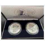 2024 Reverse Proof Morgan and Peace Silver Dollars - Two Coin Set - Spectacular Coins!