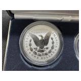 2024 Reverse Proof Morgan and Peace Silver Dollars - Two Coin Set - Spectacular Coins!