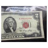 1953 Red Seal $2 Bill