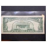 1963 Series Red Seal $5 Bill