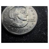 Rare 1979 Susan B. Anthony Liberty “D” FG - Frank Gasparro ONE DOLLAR U.S Coin.