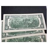 Ten Sequential $2 Bill