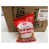 SSS. 24ct Circle K Hot & Spicy Pork Rinds