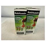 4x Robitussin Cough Relief-exp. 8/2026