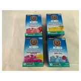 4x 10ct Iced Refeshers-4 Flavors