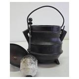 Vintage Cast Iron Smudge Pot