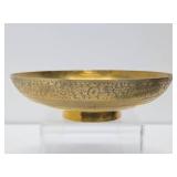 Beautiful Solid Chase Brass Large Centerpiece Bowl